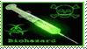 neon green syringe